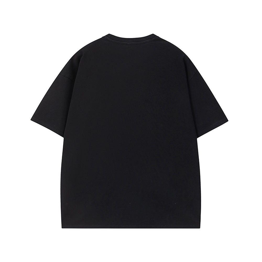 패션 자수 반팔