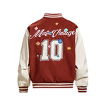 자수 컬러블록 재킷