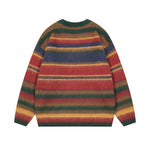 復古簡約寬鬆圓領毛衣