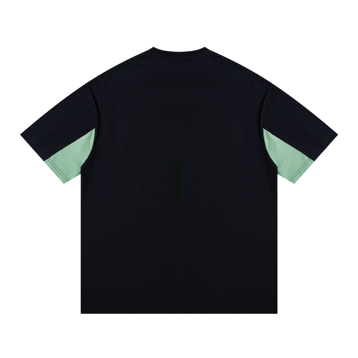 Contrast color stitching loose short sleeves