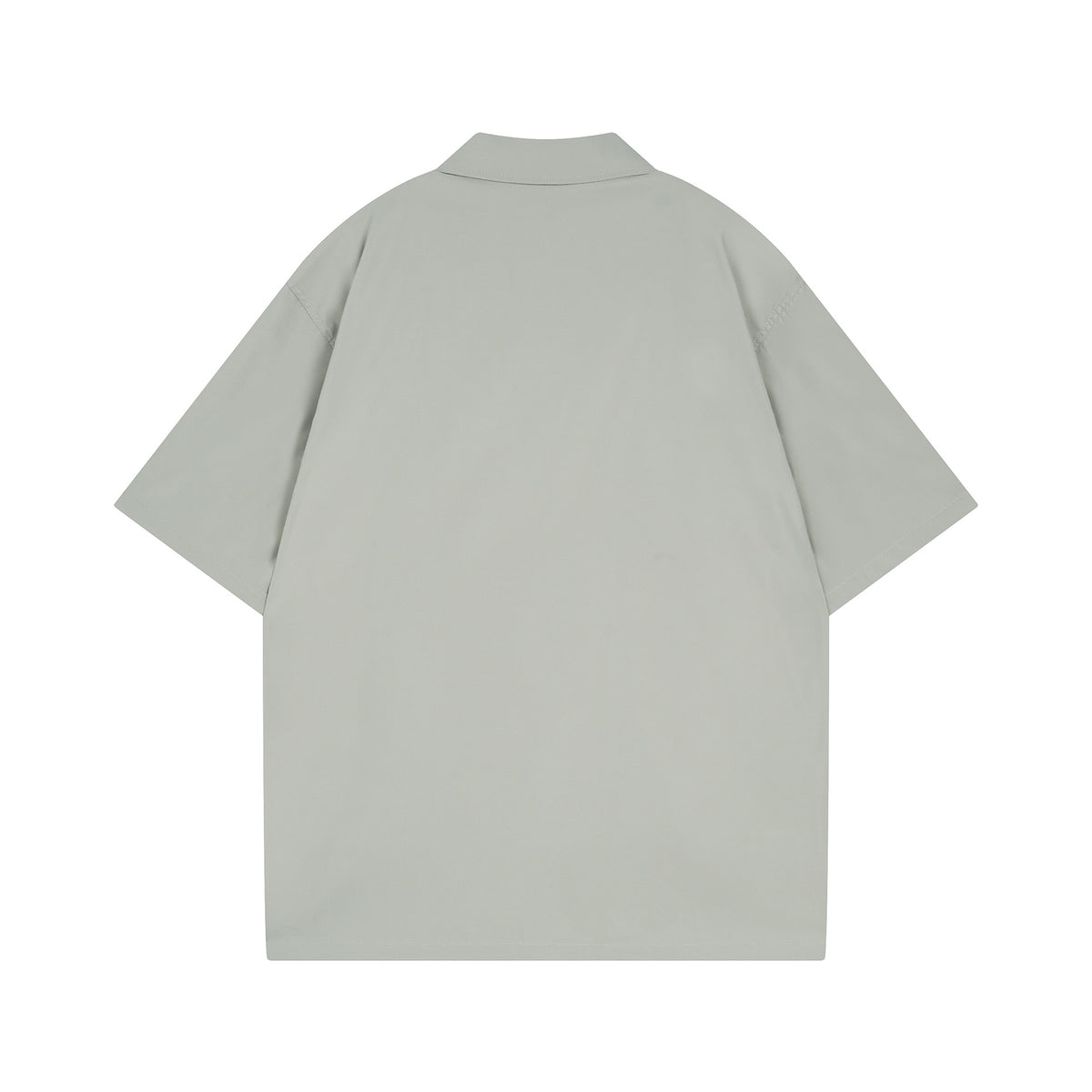 Retro trendy short-sleeved printed shirt