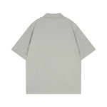 Retro trendy short-sleeved printed shirt