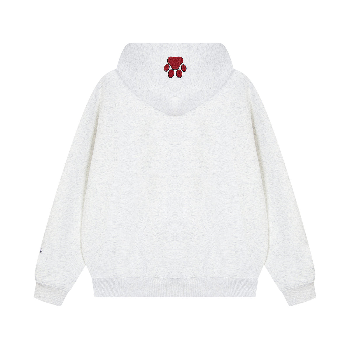 復古臘腸狗刺綉連帽衛衣