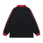 翻領寬鬆套頭衛衣