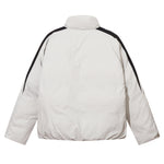 Retro contrast cotton jacket