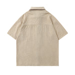 Retro versatile short-sleeved shirt