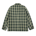 retro plaid couple coat