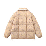 Retro floral embroidered patchwork cotton jacket