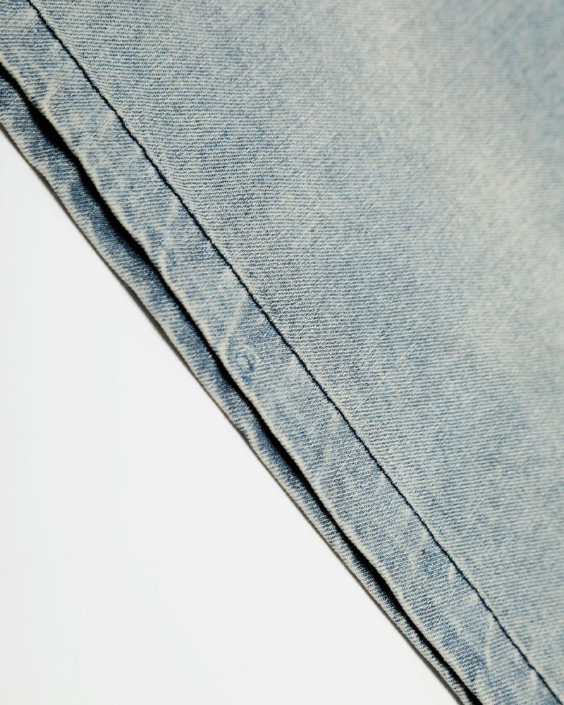 Loose and simple denim short sleeves