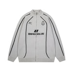 모터사이클 스타일 카디건 스웨터