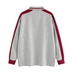 復古刺綉翻領長袖