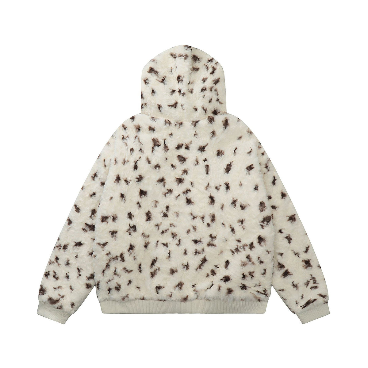 귀여운 후드 램스울 재킷