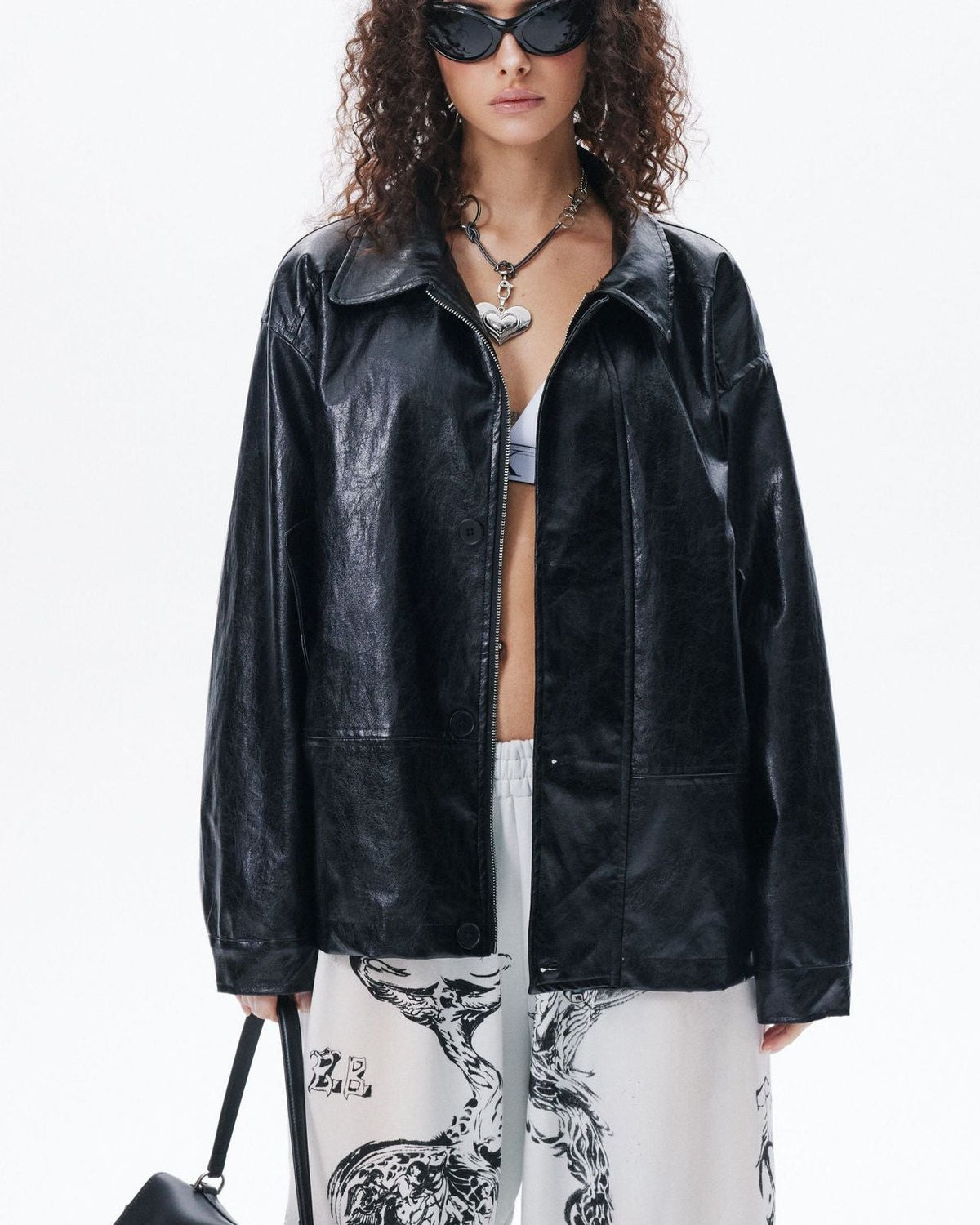 vintage leather jacket