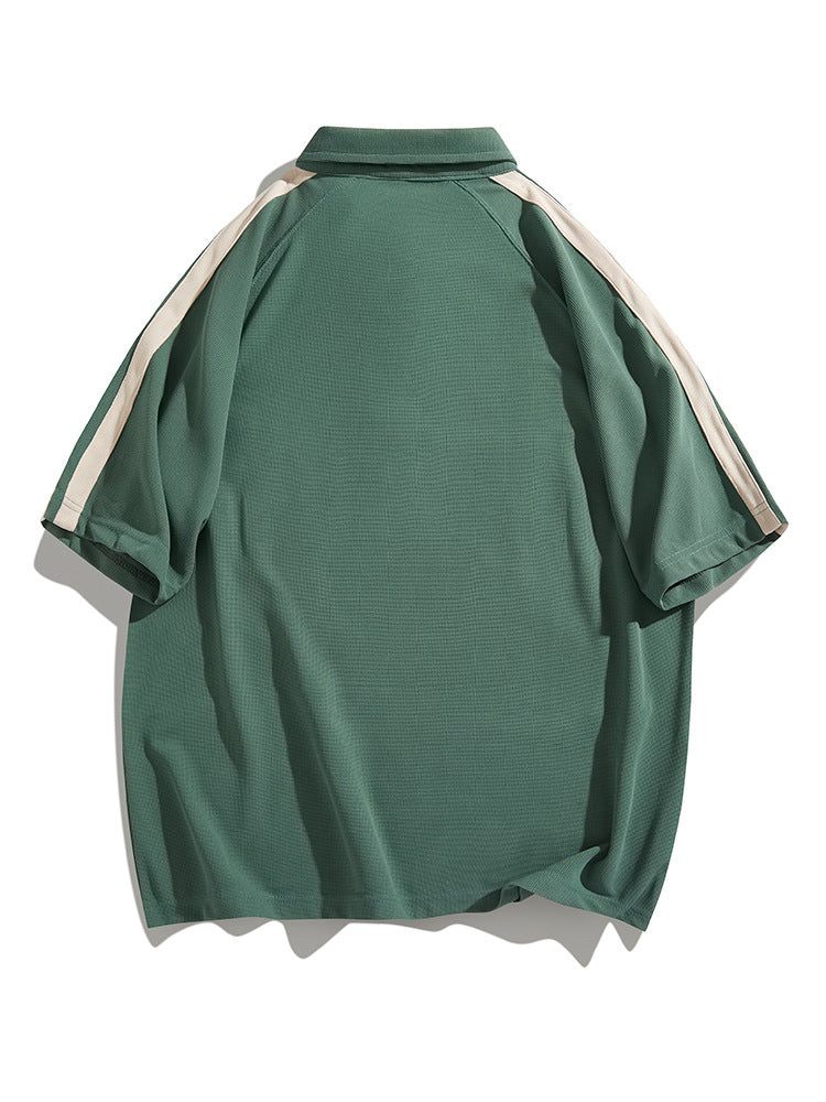 American retro letter print short sleeves