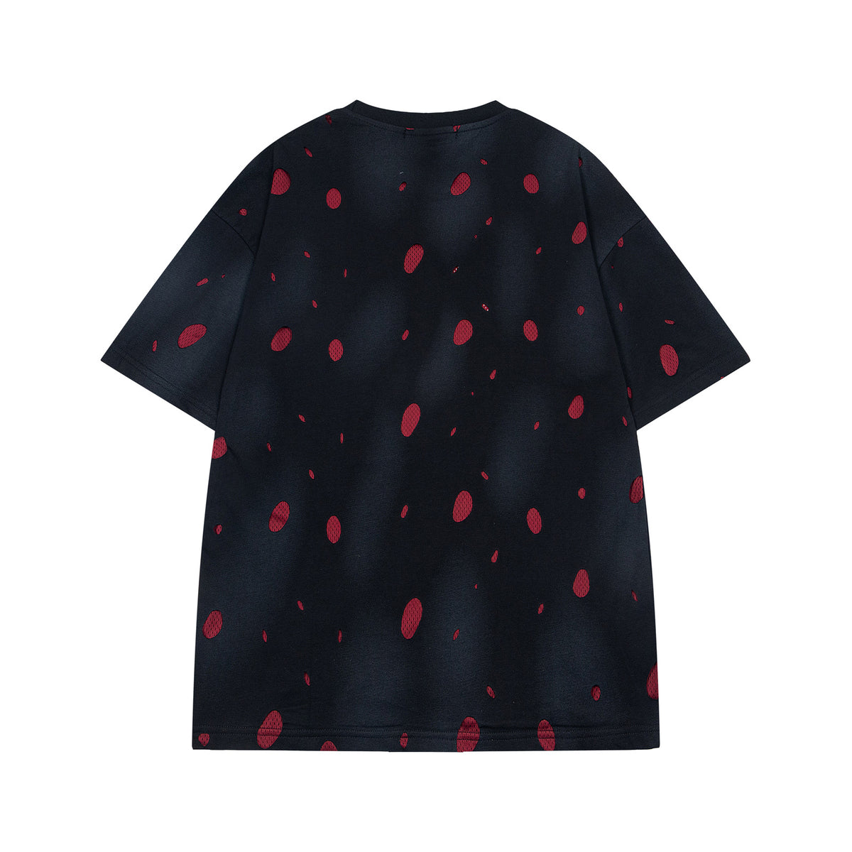 찢어진 통기성 가짜 투피스 저지