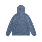 레트로 버섯 후드 스웨터