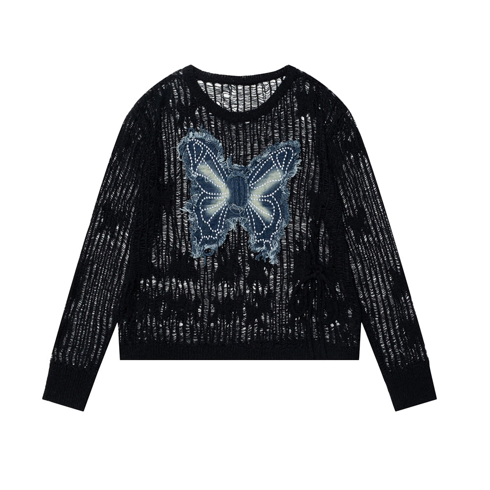 Butterfly design long sleeves