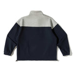 Color-blocked pullover sweatshirt
