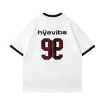 빈티지 자수 루즈한 반소매