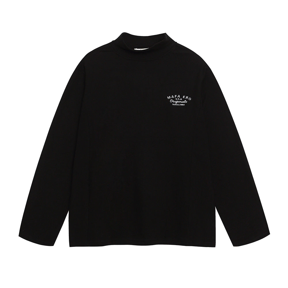 Solid color simple versatile long sleeves