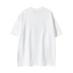 Retro cartoon bear print short sleeves