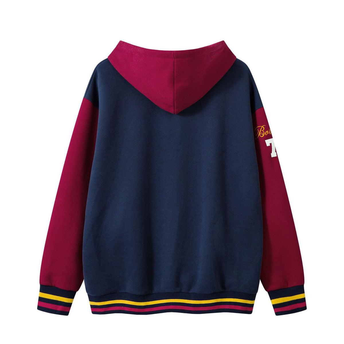 Retro hooded baseball uniform