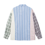 撞色卡通情侶襯衫