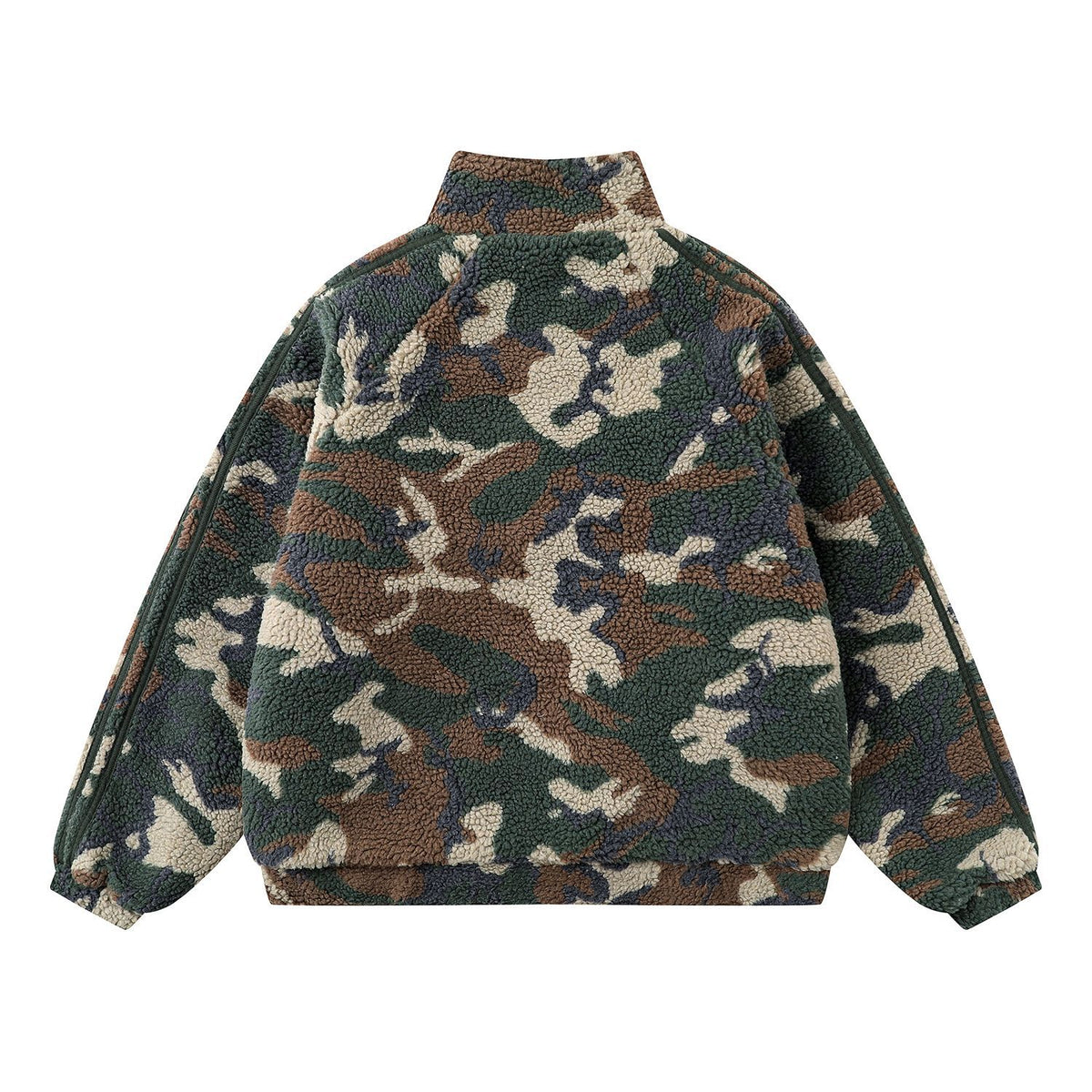 빈티지 카무플라주 배지 자수 재킷