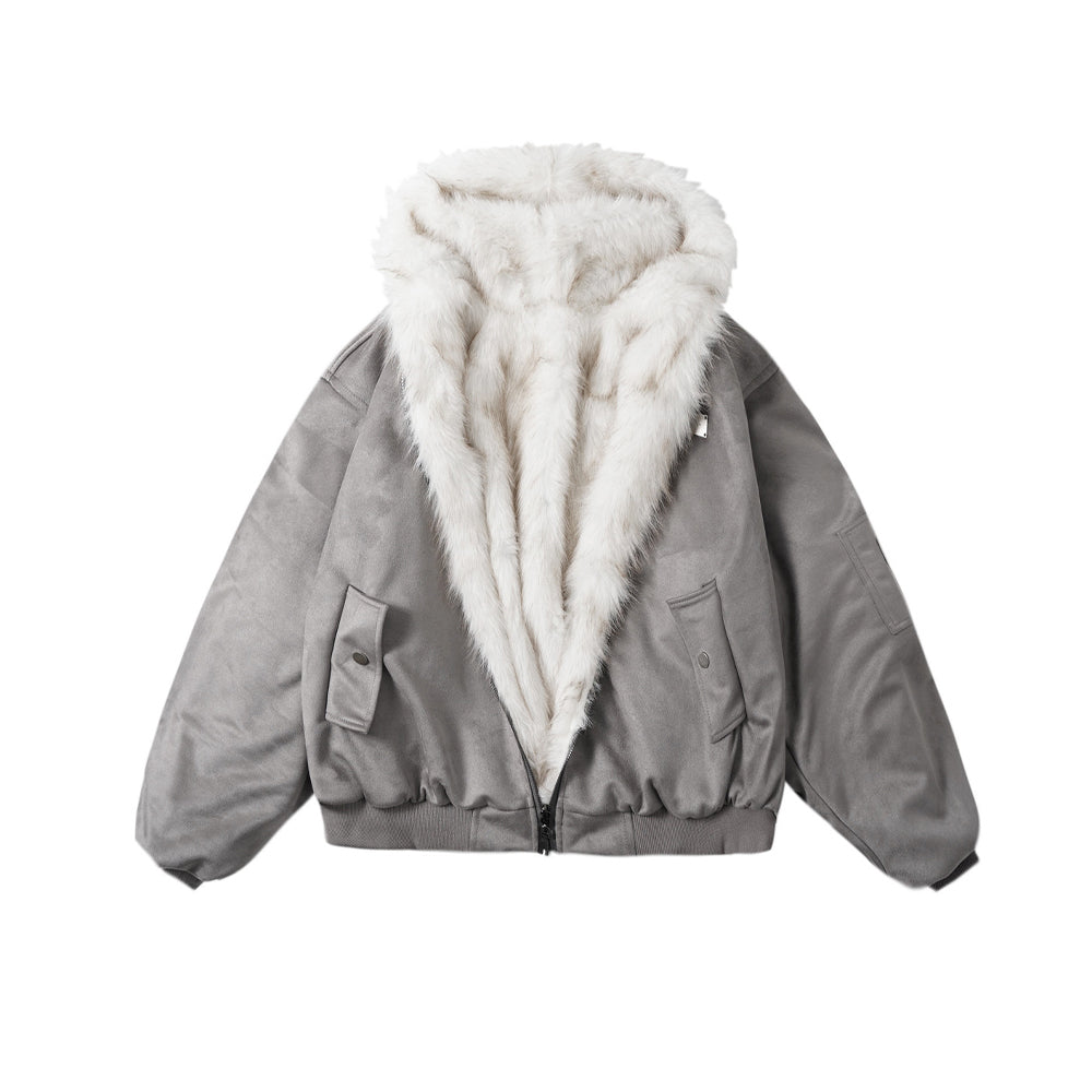 Reversible cotton-padded jacket