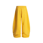 embroidered paneled trousers