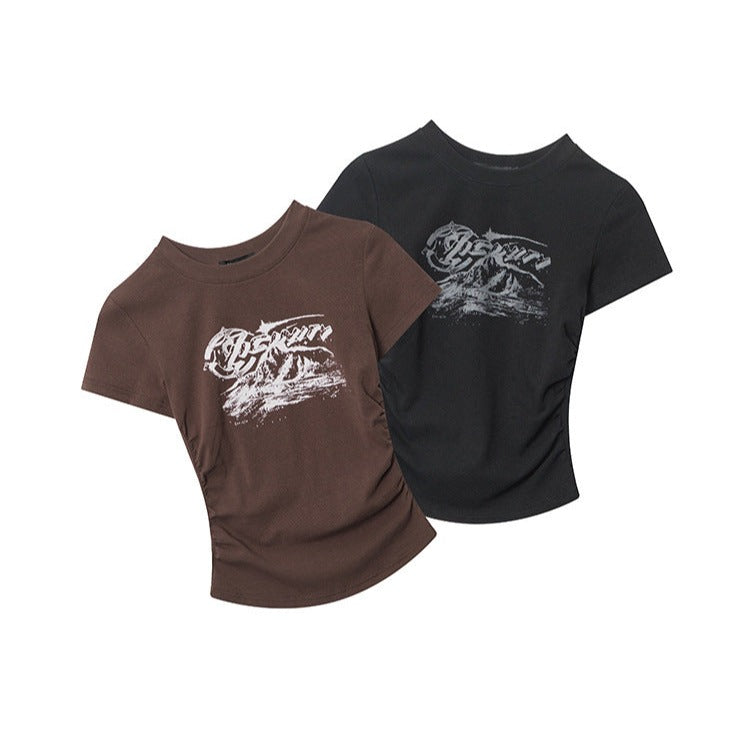 Retro Printed Slim Short Sleeve (Women's)