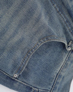 休閑直筒牛仔褲