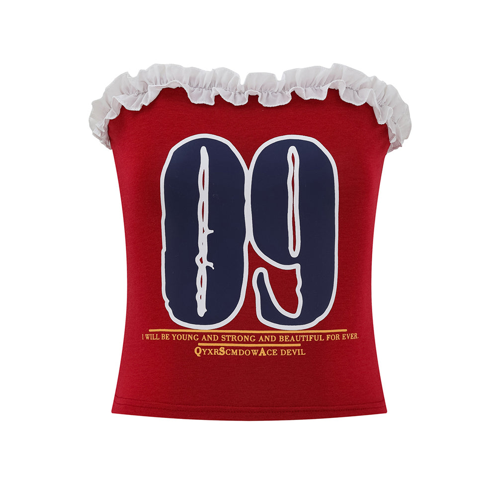 Retro simple tube top vest (women's)