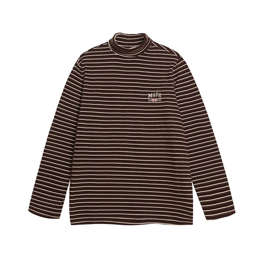 Embroidered striped long sleeves