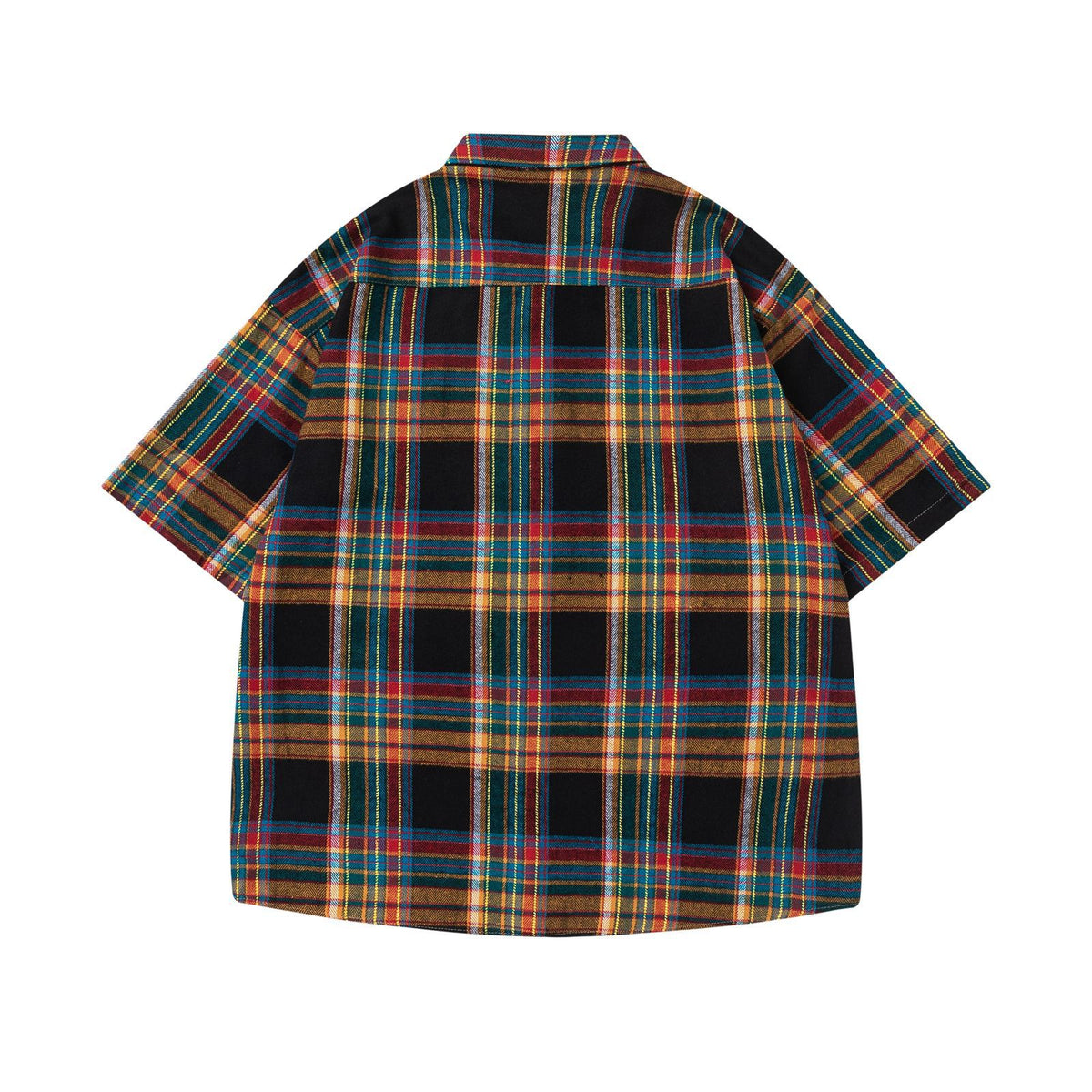 vintage plaid short sleeve shirt