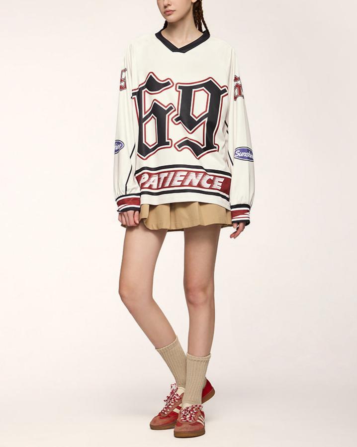 69號數字印花長袖