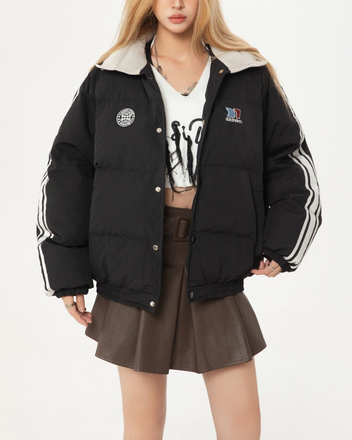 Retro simple cotton jacket