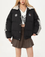 Retro simple cotton jacket