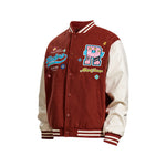 자수 컬러블록 재킷