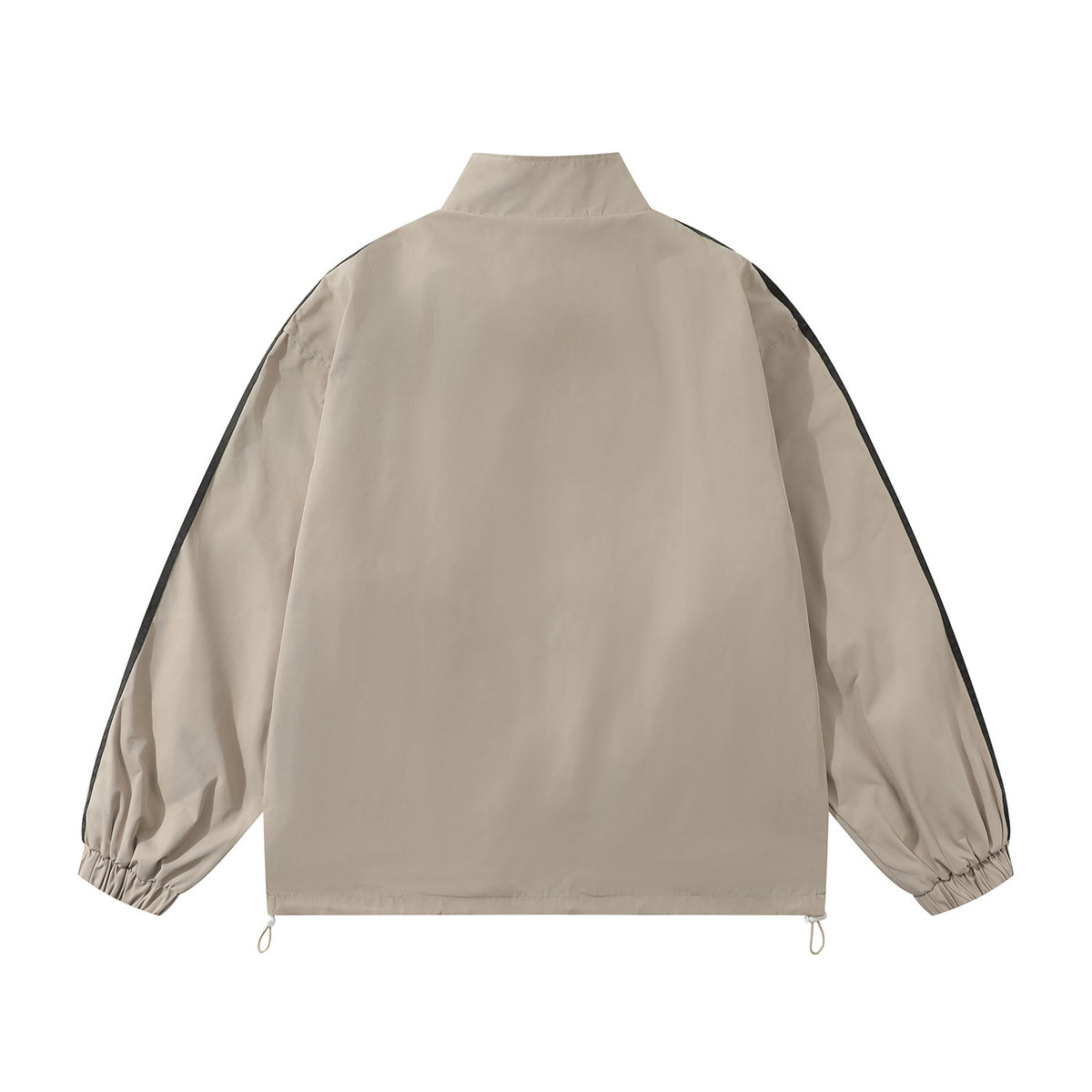 Retro embroidered stand collar jacket