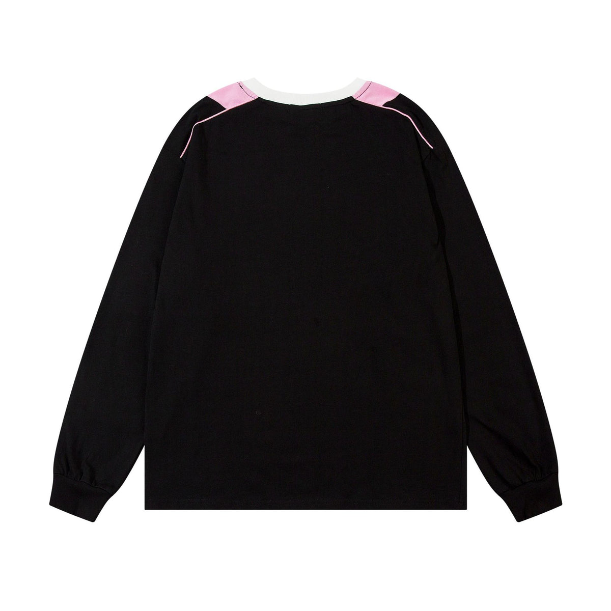 Retro contrast print long sleeves