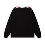 Retro contrast print long sleeves