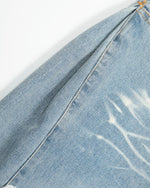 復古水洗牛仔長褲