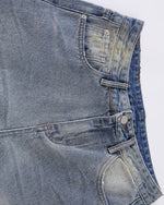 水洗做舊牛仔褲