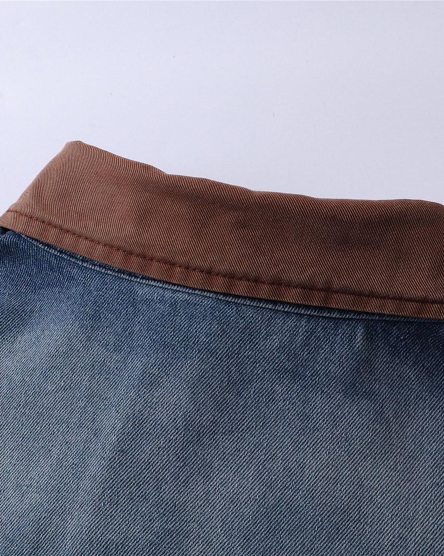 Vintage Simple Denim Shirt