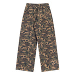 Vintage washed camouflage pants