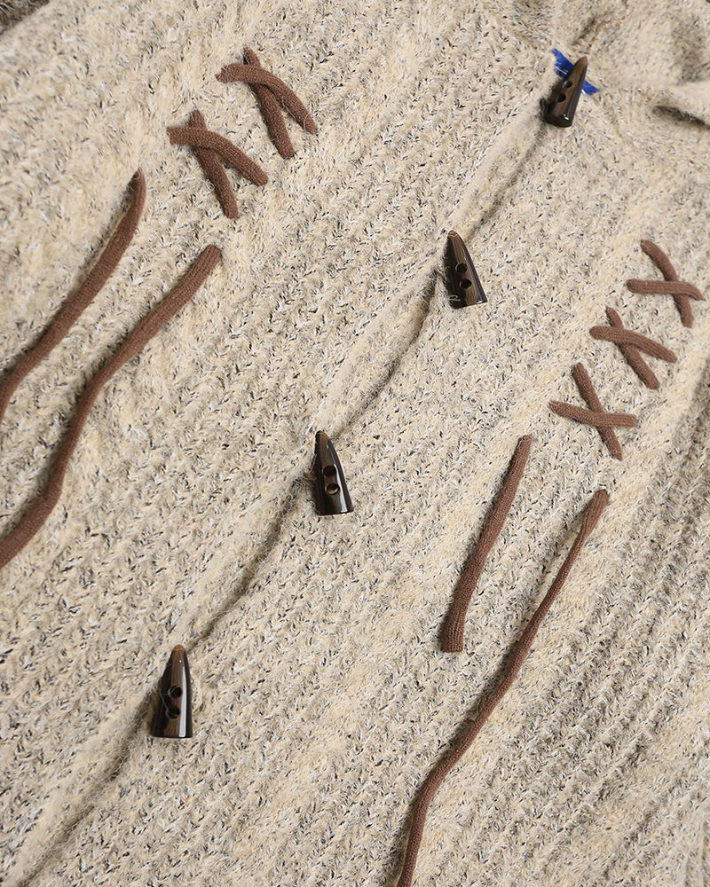 Vintage Denim Button Sweater