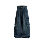 멀티포켓 스트레이트 레그 진