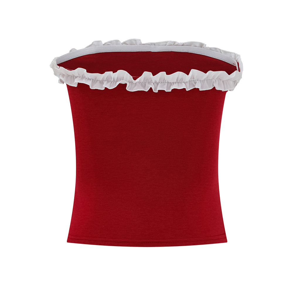 Retro simple tube top vest (women's)