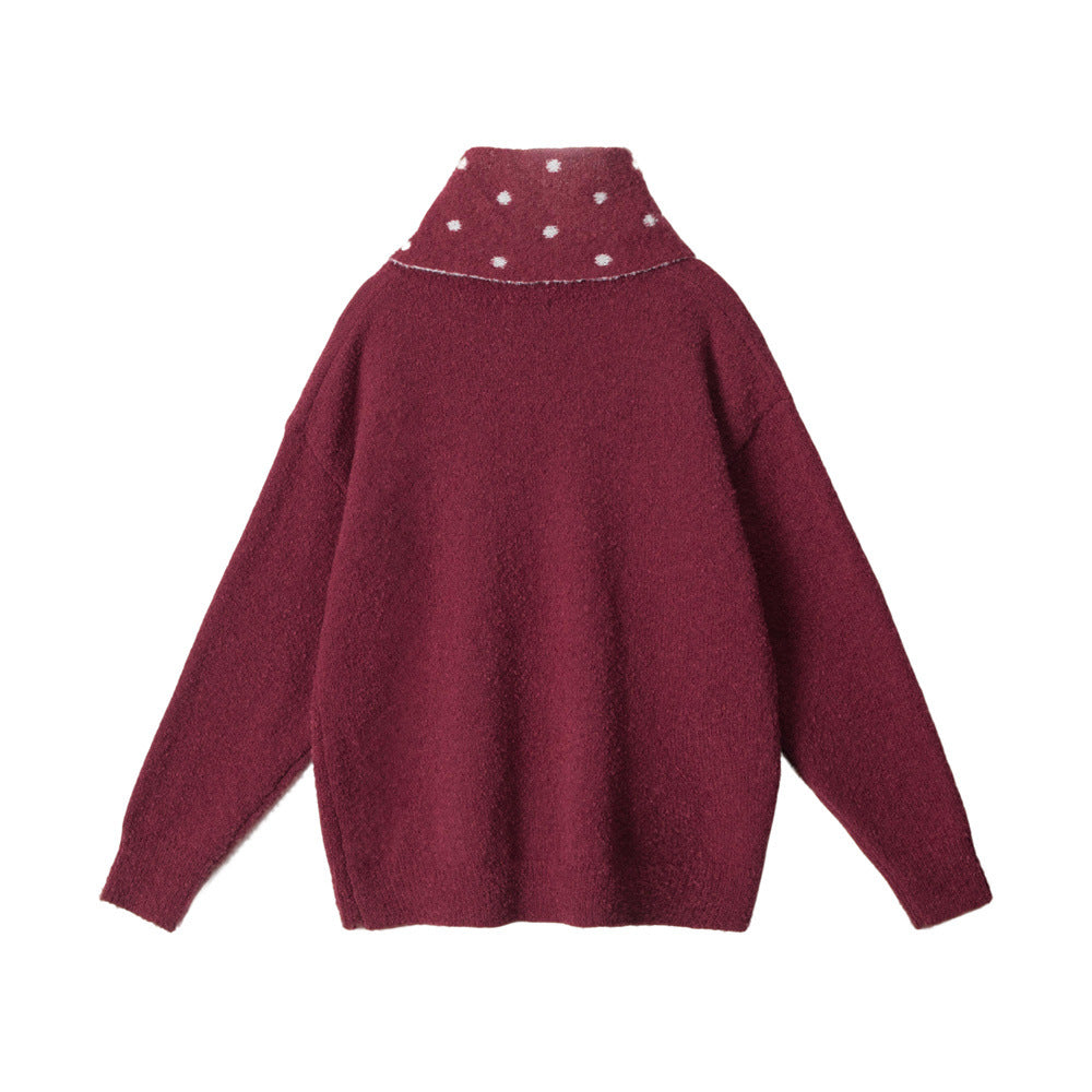 Loose and sweet knitwear